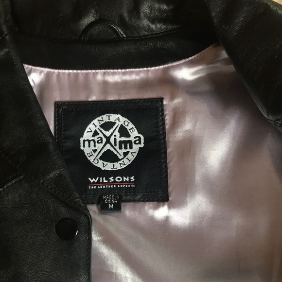 ⭐️NWOT Wilson’s Maxima 100% Leather Jacket - Picture 2 of 8